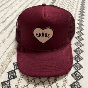 NEW! “I Heart Carbs” Trucker Hat